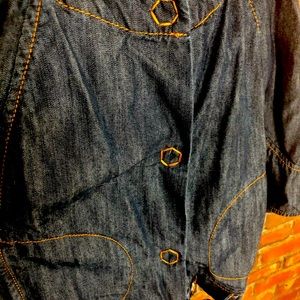 Apostrophe Denim Shirt Jacket